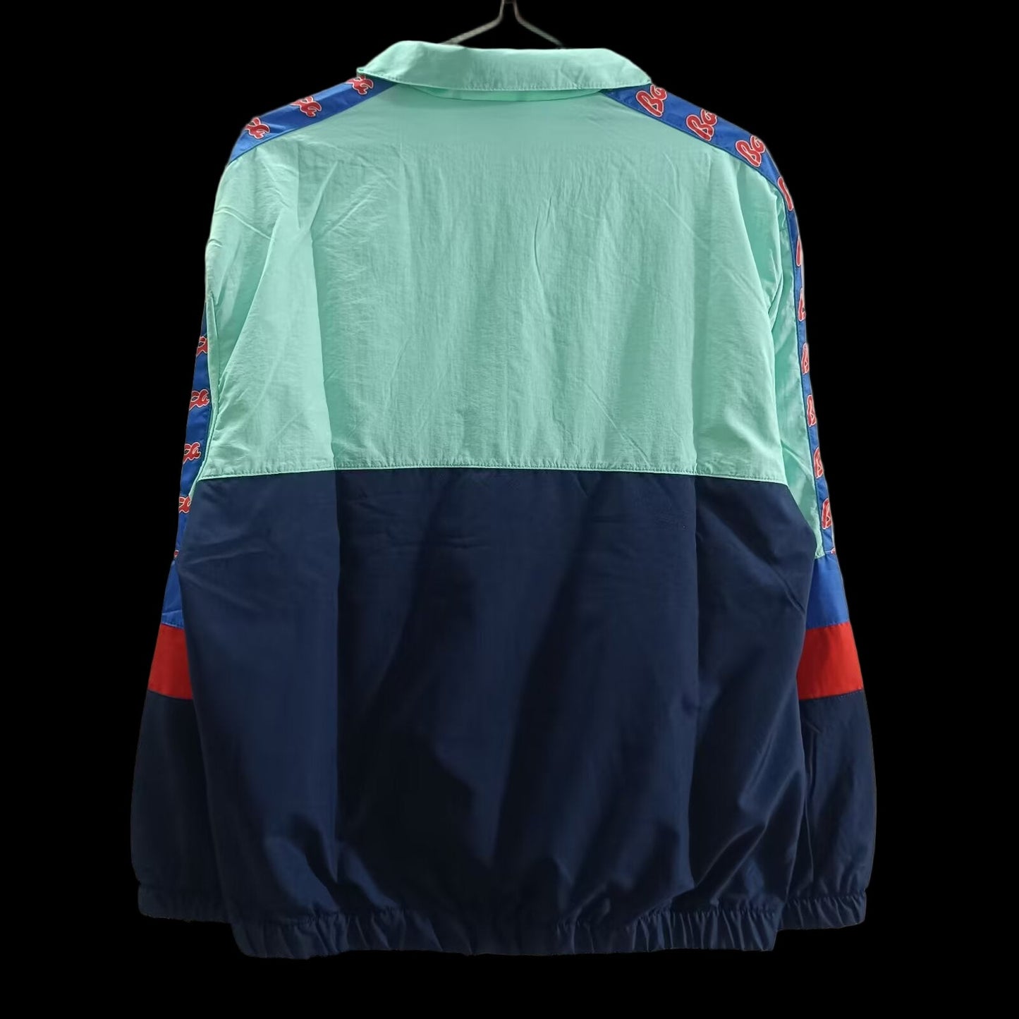 Barcelona Red and Blue Retro Windbreaker
