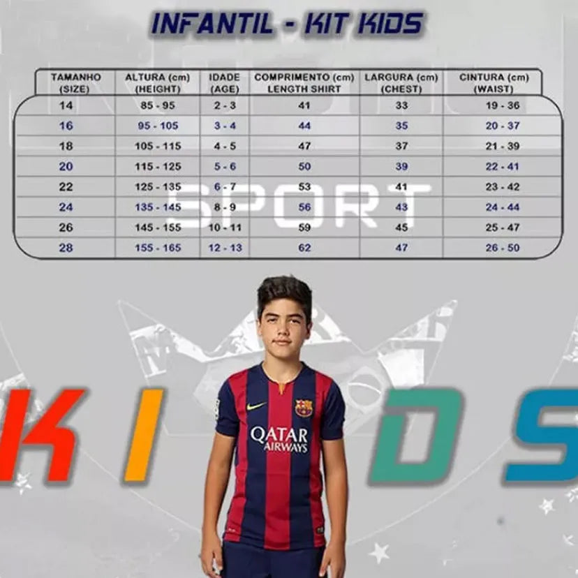 Barcelona 2025/2025 Home Kit (KIDS)