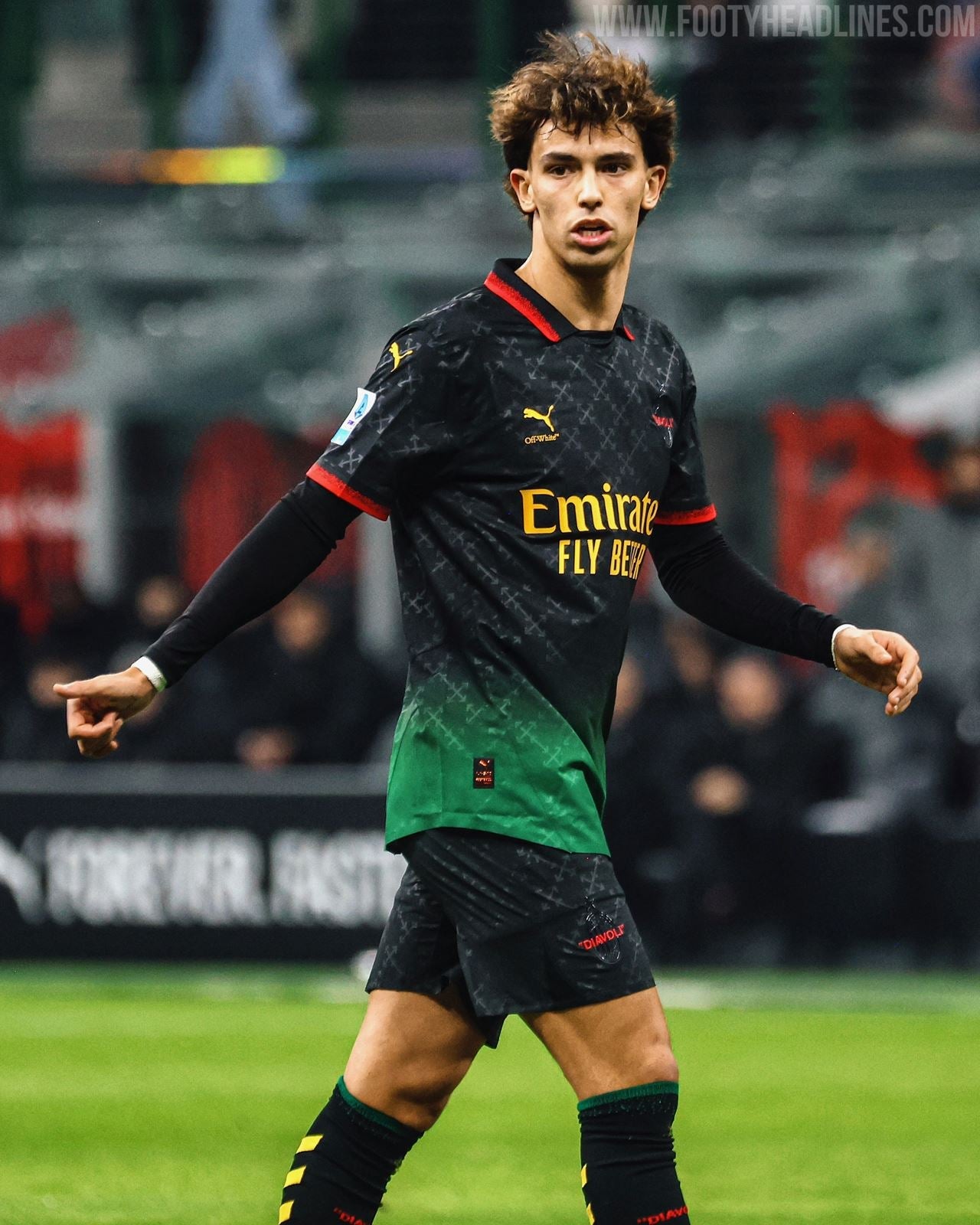 AC Milan X Off-White 24/25 Black Kit