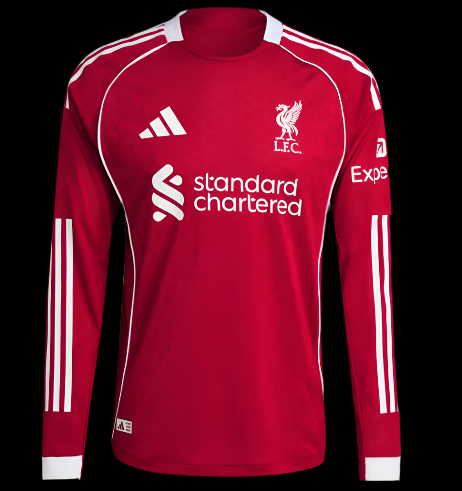 Liverpool 25/26 Home Kit Longsleeve