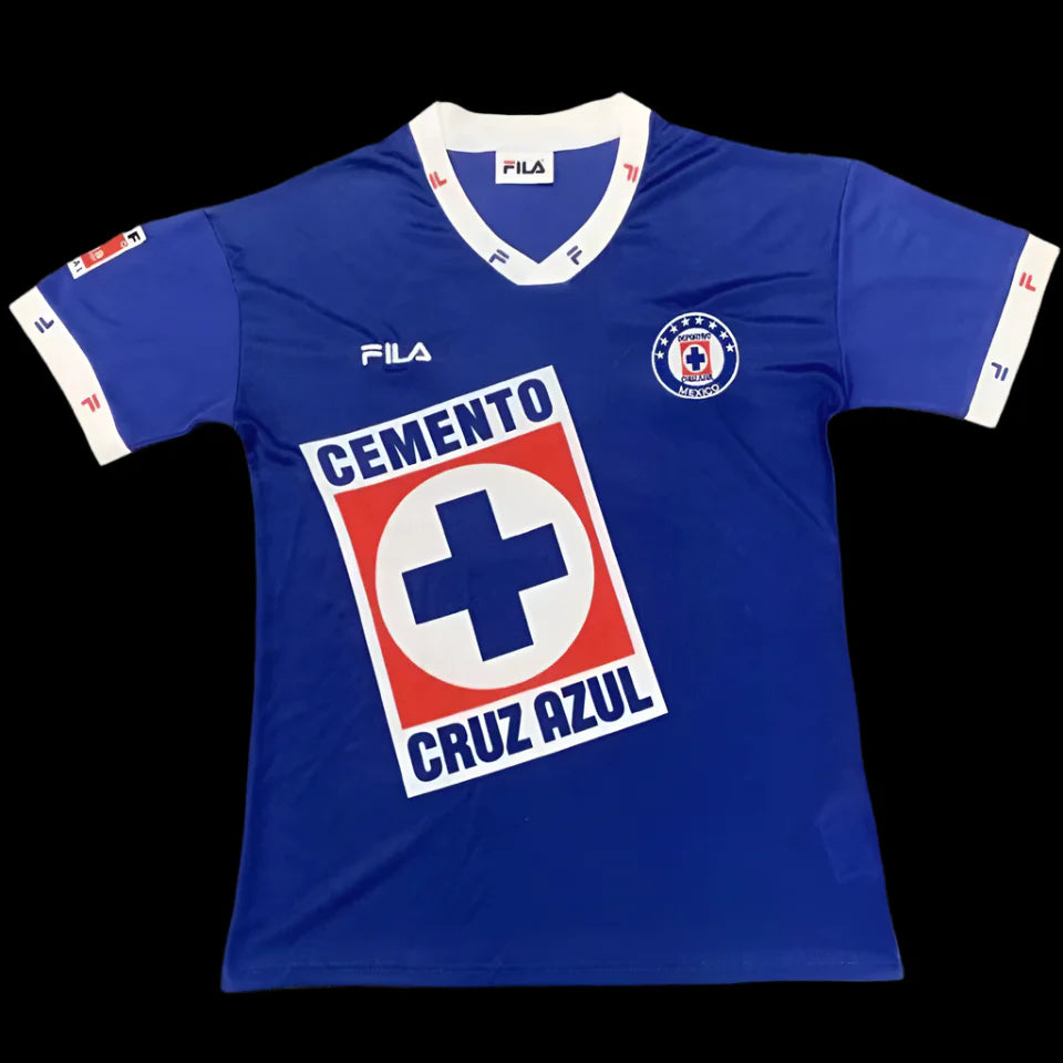 Cruz Azul 1996 Blue Home Retro Jersey