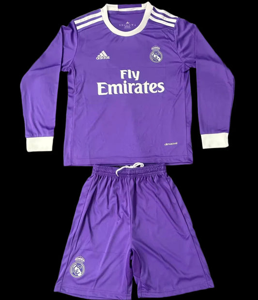 Real Madrid 16/17 Away Retro  Long Sleeve (KIDS)